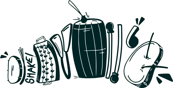 Il·lustració dels instruments de la colla